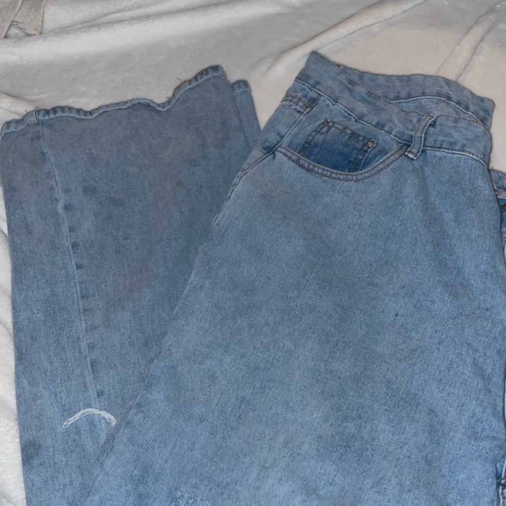 light denim jeans